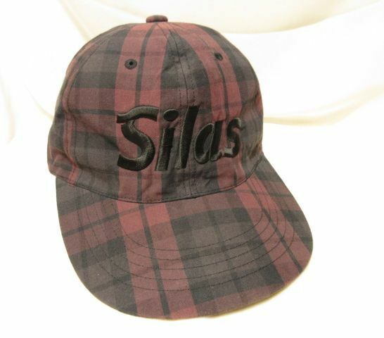 SILAS サイラス コットン チェック柄 スナップバック キャップ ロゴ刺繍 帽子 CAP スケボー 帽子