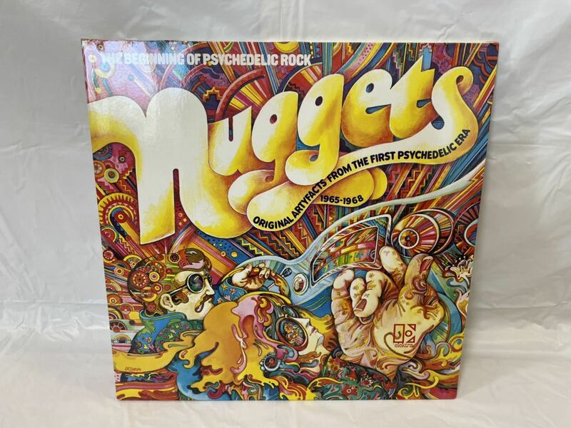 ●A184●LP レコード V.A. / NUGGETS ナゲッツ ORIGINAL ARTYFACTS FROM THE FIRST PSYCHEDELIC ドイツ盤 62016