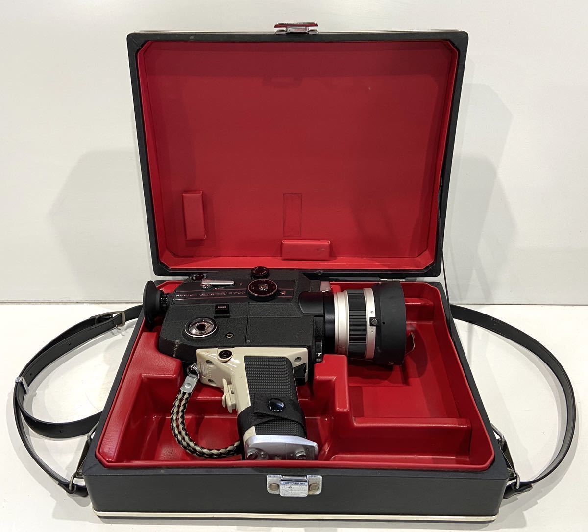 20908D☆ FUJICA Single-8 Z700 8ミリフィルムカメラ 専用ケース付 ♪配送方法＝おてがる配送宅急便(EAZY)♪