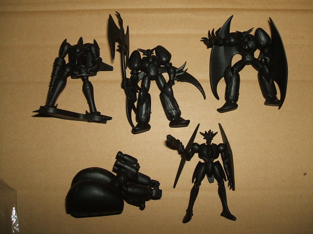 ★HGEX真ゲッターロボ ゲッター1 ゲッター2 ゲッター3 ステルバー 5体 ブラックVer