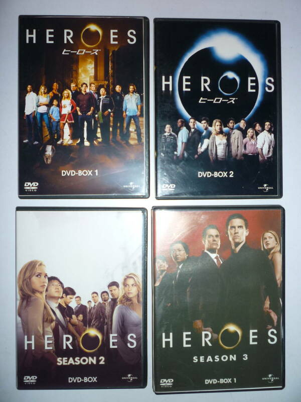 41116-2　DVD　HEROES　BOX1　BOX2　シーズン2　シーズン3　　ヒーローズ