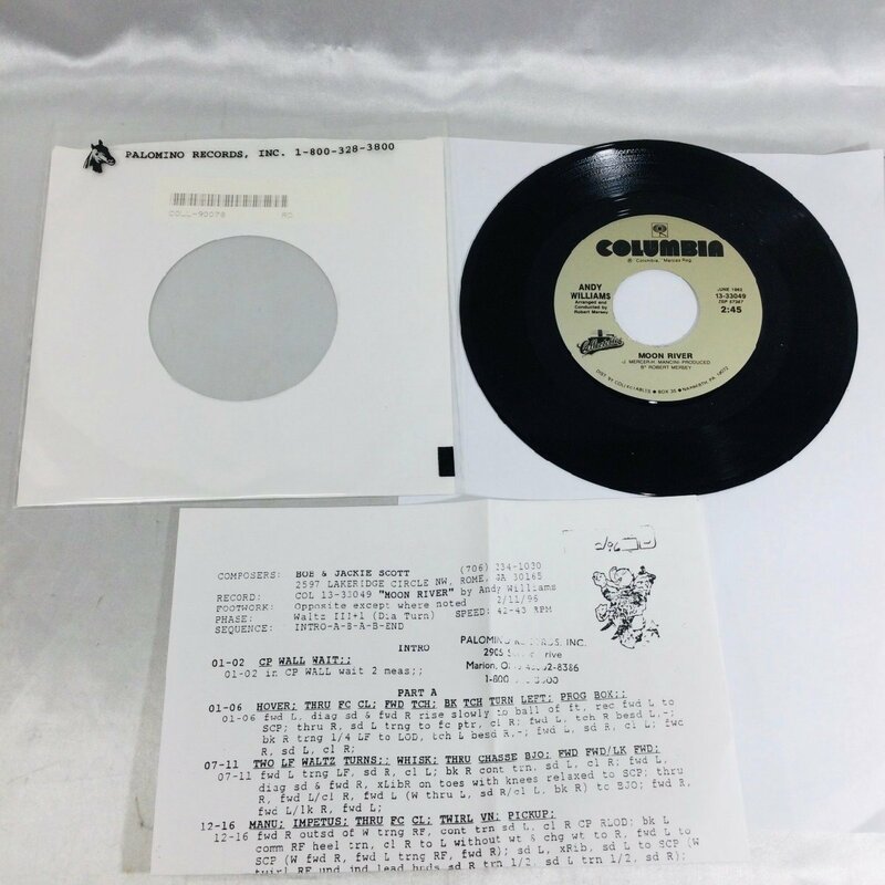 【中古保管品/TSH】EPレコード ROBERT MERSEY（ DAYS OF WINE AND ROSES/MOON RIVER）RS1113/0000