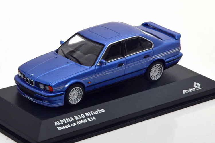 ソリド 1/43 BMW アルピナ B10 E34 1989-1994 ブルーメタリック Solido 1:43 BMW Alpina B10 E34 BiTurbo Saloon S4310401