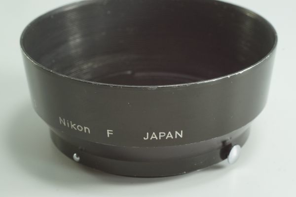 361『並品』Nikon f=5cm 1：2 （小文字「Ｆ」刻印） ニコンAuto 50mm F2用 5cm F2用 メタルフード
