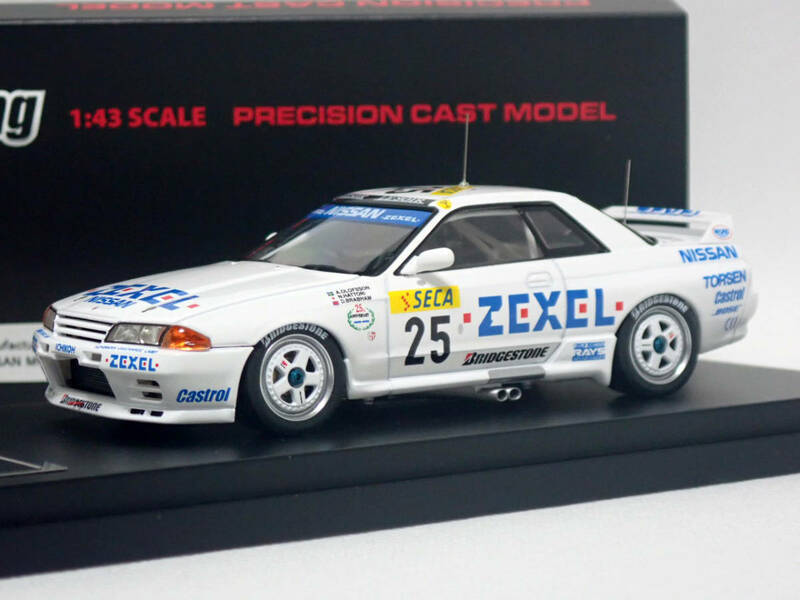 HPI racing 1/43 ZEXEL ゼクセル SKYLINE スカイライン GT-R R32 #25 1991 SPA 24 hours 8001