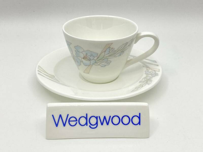 WEDGWOOD ウェッジウッド ICE FLOWER Espresso Cup & Saucer アイスフラワー エスプレッソ カップ&ソーサー *L9