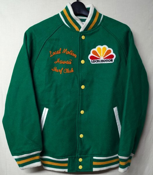 ◆13,440円の品◆LOCAL MOTION ローカルモーション スタジャン グリーン◆