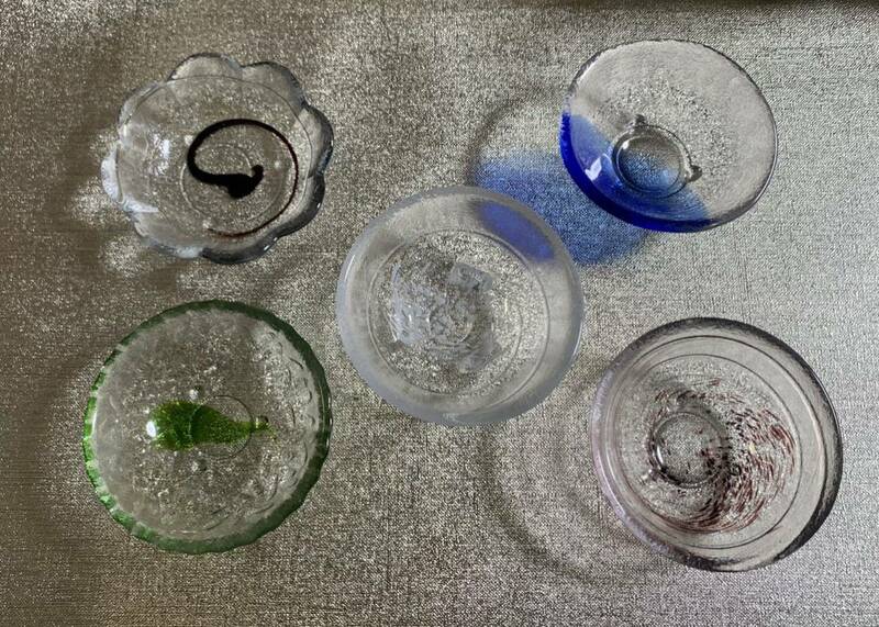 豆皿　ガラス製　5個