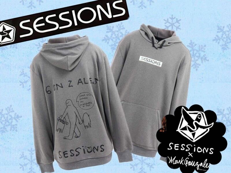 40%オフ　値下　未使用　中古品 SESSIONS×MARKGONZALES コラボモデル プルオーバー　セッションズ　ゴンザレス　メンズMサイズ