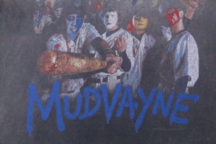 ヴィンテージ MUDVAYNE Tシャツ 表記M 古着 Vintage デスメタル パンク ロックバンド マッドヴェイン