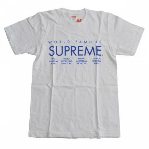 SUPREME シュプリーム　International Tee Tシャツ 15ss ホワイト S R2A-142264