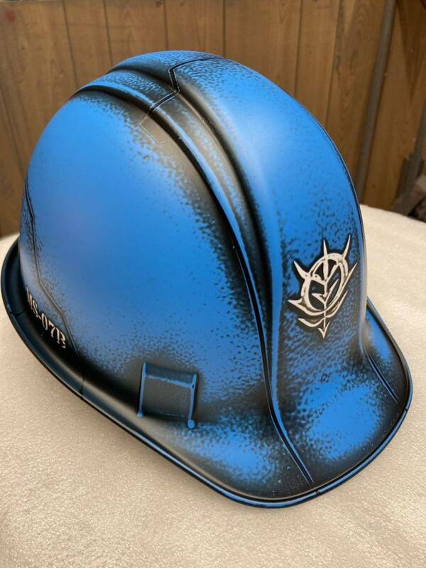 トーヨー製　保護帽　カスタムペイント　フリーサイズ　新品　青い巨星　ドカヘル