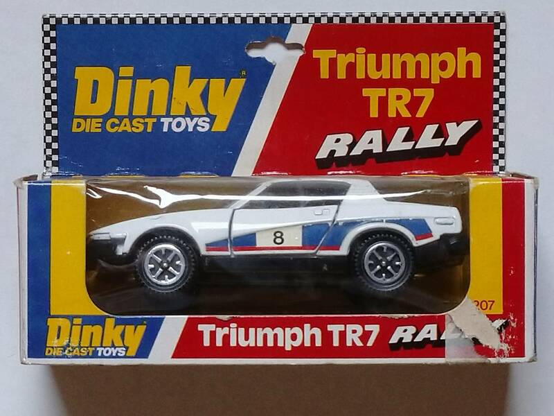 英ディンキー No.207 トライアンフTR7 ラリー 箱付き美品 Triumph TR7 RALLY