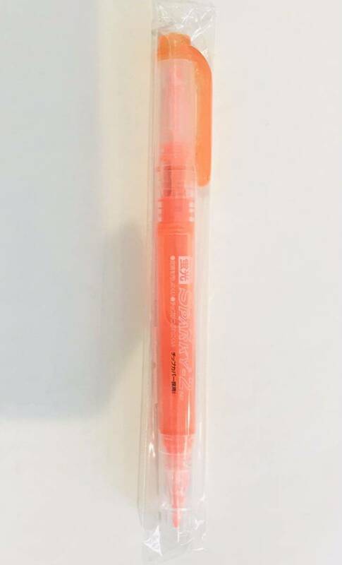 ゼブラ　蛍光スパーキー1 　蛍光ペン　オレンジWKT3-OR