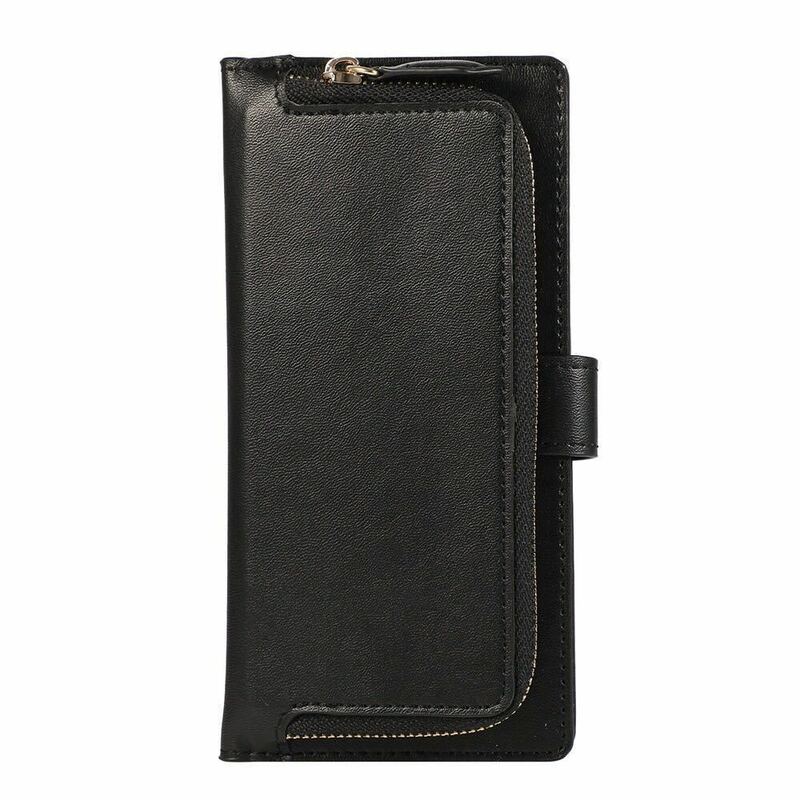 iPhone 13 レザーケース アイフォン13 ケース iPhone13 カバー 手帳型 お財布付き カード収納 Q2 ブラック