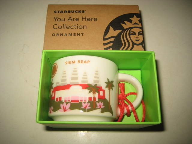 スターバックス シュリムアップ SIEM REAP デミタスカップ YOU ARE HERE COLLECTION 箱付　検 カンボジア STARBUCKS オーナメント グッズ 