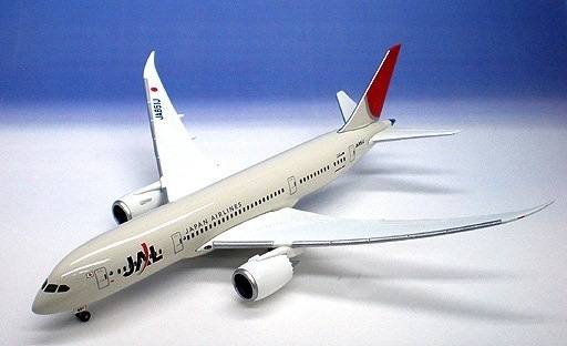 ■即決 JALUX/ヘルパ 1/400【ボーイング787-8 JAL日本航空 飛行状態主翼・車輪付 JA851J