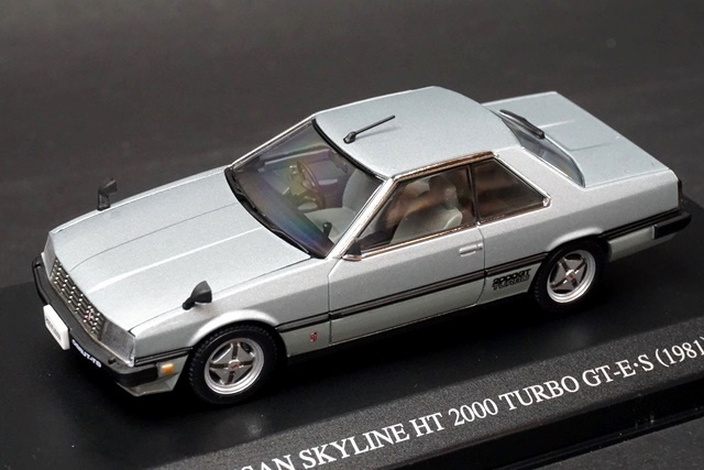 ■即決 DISM 1/43【日産スカイライン HT 2000 TURBO GT-E・S KHR30 1981 (シルバー ) 0076668