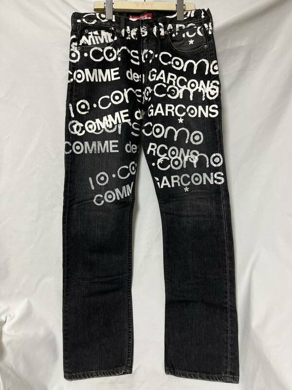 新品 DS AD2001 10 CORSO COMO JUNYA WATANABE x LEVI'S JW503 BLACK DENIM PANTS W30 L32 (M-19-4)