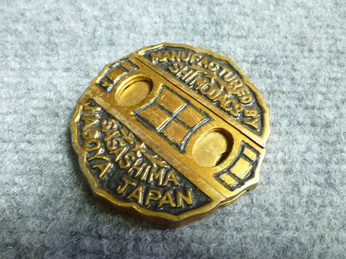 ▲ SIMODA 下田 金庫 鍵穴 当時物 レトロ ▲ ⑮