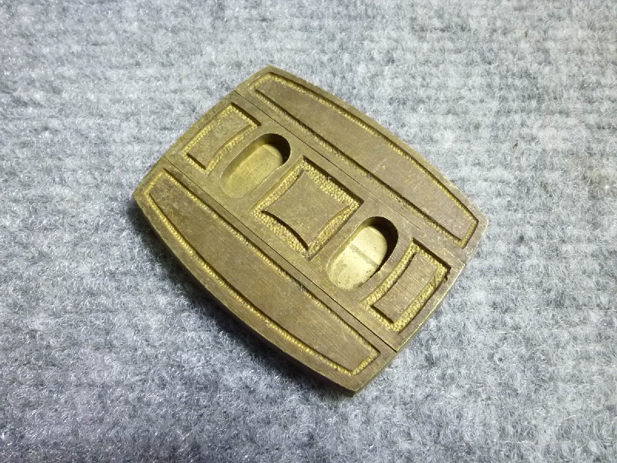 ▲ 詳細不明 ? スライド 金庫 鍵穴 当時物 レトロ ▲ 120