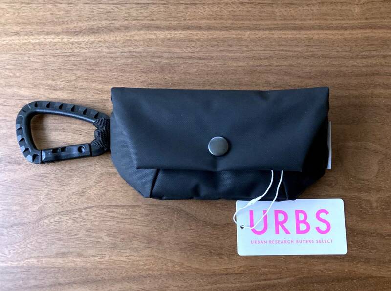 別注 限定 bagjack × URBS / Mouse pouch XL for URBS black バッグジャック アーバンリサーチ マルチ カラビナ ケース ポーチ サングラス