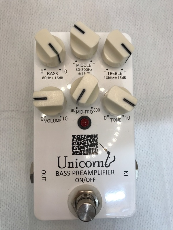 u48061 FREEDOM CUSTOM GUITAR RESEARCH　UNICORN BASS PREAMP 中古★送料全国一律５２０円★