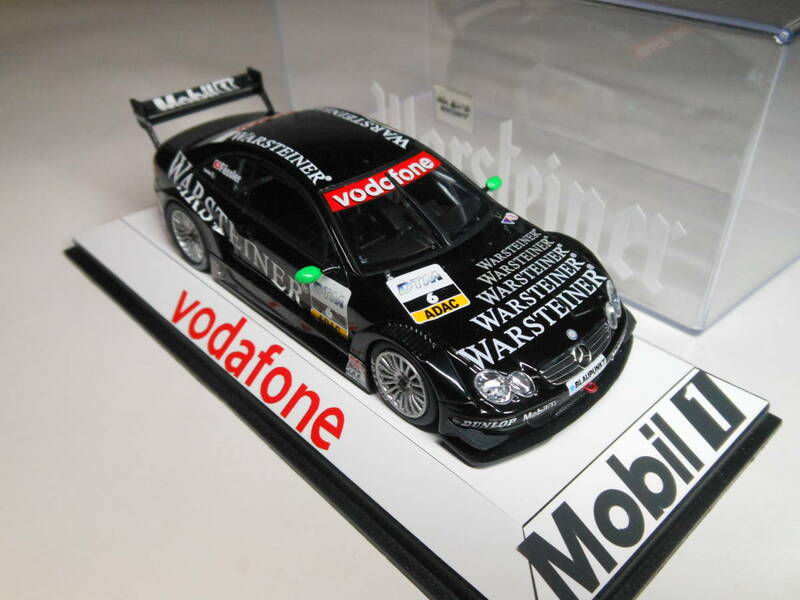 ミニチャンプス 1/43 メルセデスベンツ CLK…7th. DTM 2002…#6 マルセル・フェスラー（左側面デカール傷み有り）