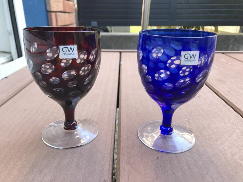 NARUMI ナルミ GLASS WORKS グラスワークス カジュアルグラス ペアグラス　色被せペア　 遠鉄百貨店　購入