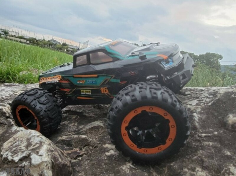 HBXラジコンカー オフロード 4WD 高速40km/h バギートラック 子供/大人用 1/16スケール 電動RCカー 40分間走行 ドリフト 競技 レーシング