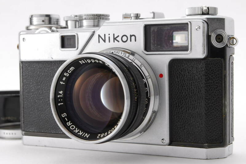 ニコン Nikon S4 レンジファインダー Nikkor-S 50mm f1.4 フード・ケース付き #204