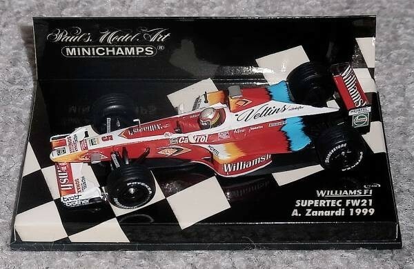 1/43 ウイリアムズ FW21 ザナルディ 1999 WILLIAMS ルノー RENAULT SUPERTEC スーパーテック