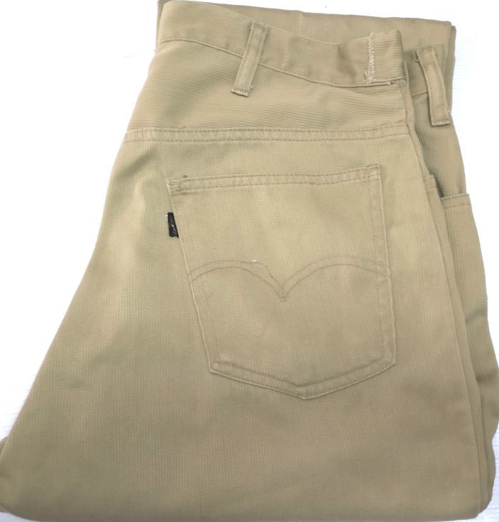 ★ LEVI'S STA-PREST スタプレスト 34~36インチ 70'S ビッグE・タロン42ジッパー 、ウエスト加工、ヨゴレあり