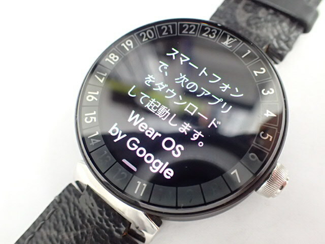 美品 LOUIS VUITTON ルイ ヴィトン タンブール ホライゾン スマートウォッチ QA051 腕時計