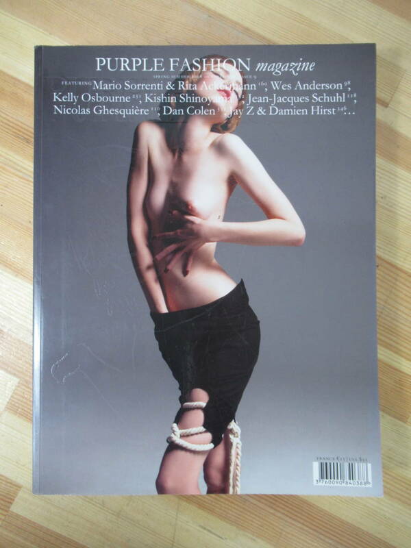 i09●Purple Fashion Magazine Issue 9 2008年春夏 ファッション マリオ・ソレンティ リタ・アッカーマン ダミアン・ハースト 221118