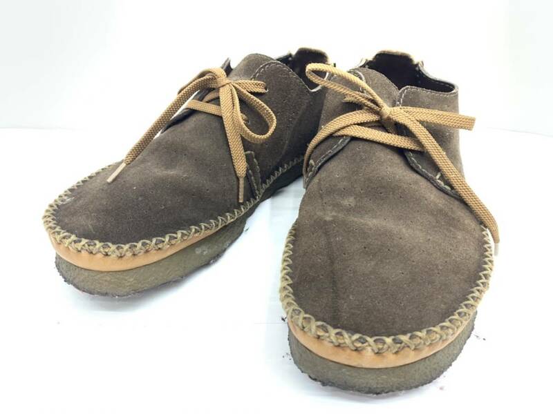 送料無料h36751 Clarks クラークス シューズ スエード JP26.5cm US8.5