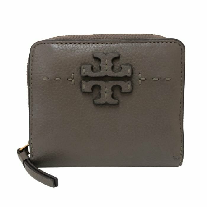 トリーバーチ TORY BURCH 二つ折り財布 グレージュ