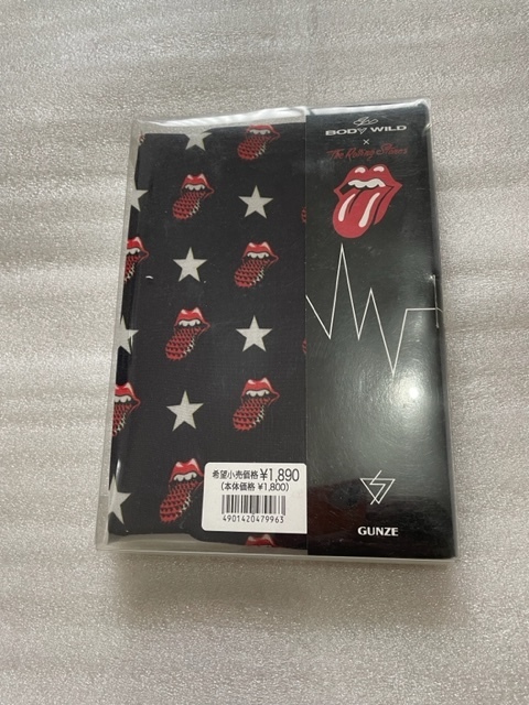 The Rolling Stones キャミソール　BODY WILD GUNZE製　Lサイズ　新品未使用 廃番品