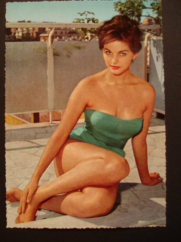 クラウディア・カルディナーレ ポストカード 2枚セット 未使用 ヴィンテージ Claudia Cardinale Vintage Postcard