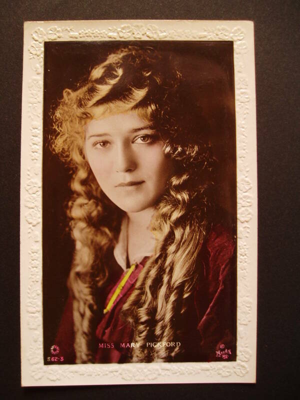 メアリー・ピックフォード ポストカード 未使用 ヴィンテージ Mary Pickford Vintage Postcard