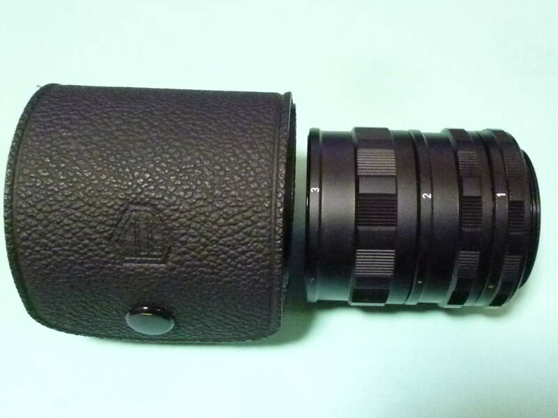 PENTAX ペンタックス Asahiflex アサヒフレックス 純正レンズ マウント アダプター ３個セット品 革ケース付 フィルム カメラ アクセサリー