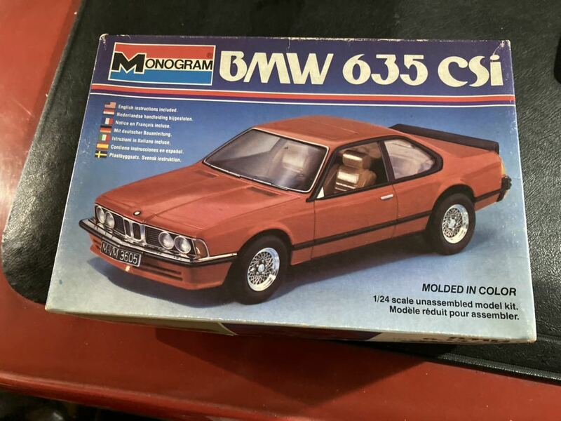 未組立 モノグラム 1/24 BMW635CSiMONOGRAM 当時物 プラモデル