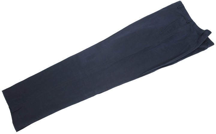 [GP523]ジョルジオアルマーニ黒ラベル「定番のネイビー！」リネンxシルクパンツ(56)S/S 新品