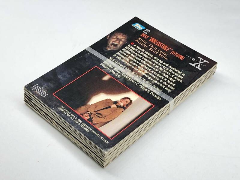 【Xファイル トレカ　23枚】　米国topps社　1996年　トレーディング・カード　　M1105A