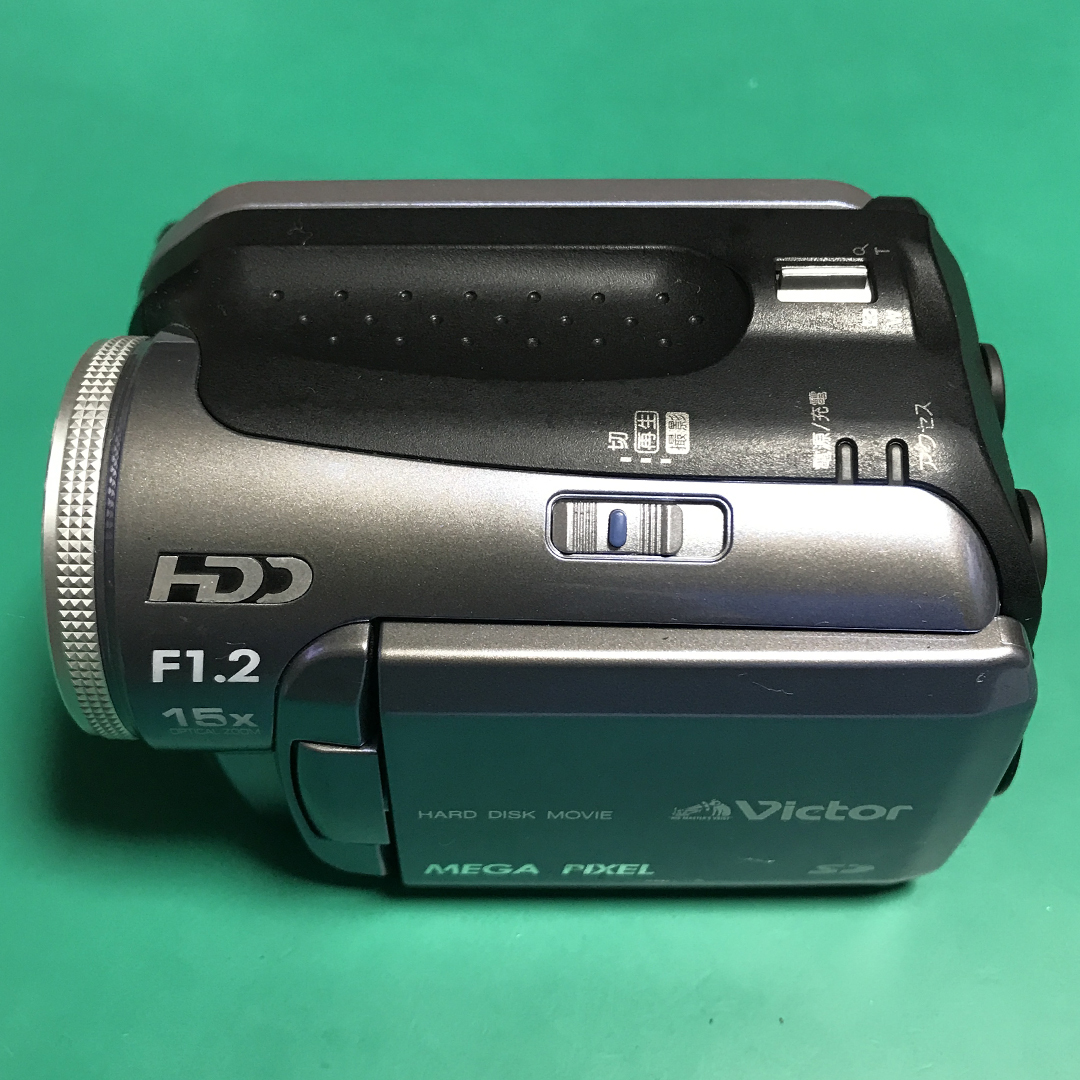 ★ Victor ビデオカメラ パープル 店頭展示 模型 モックアップ 非可動品 R00241