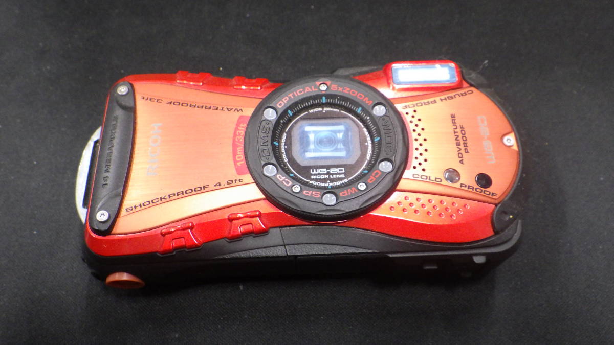 ★ リコー RICOH WG-20 レッド 店頭展示 模型 モックアップ 非可動品 R00161