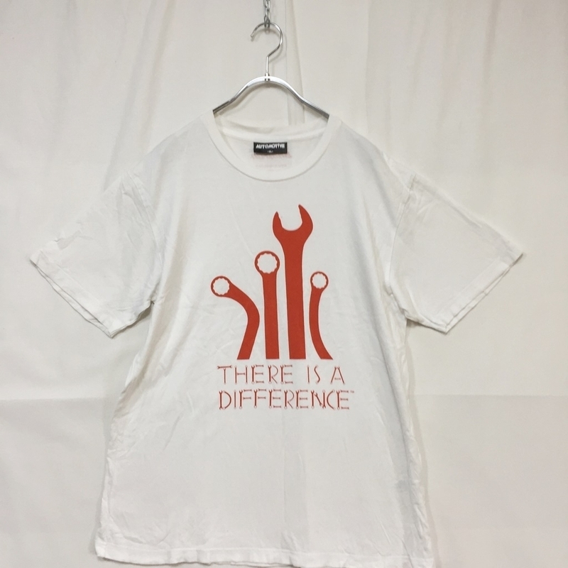 スナップオン★UNIQLO/ユニクロ Tシャツ プリントTシャツ AUT MOTIVE Snap on ホワイト コットン100％ サイズXL メンズ