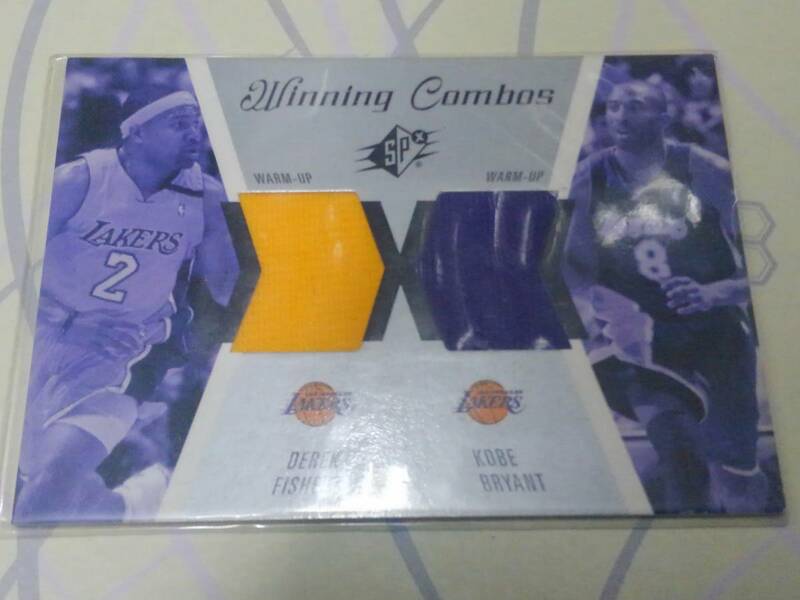 】Upperdeck社 2003-04 SPX】Derek Fisher/Kobe Bryant●Winning Combos