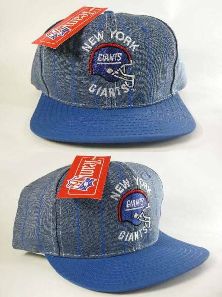 NFL NEW YORK GIANTS ニューヨーク ジャイアンツ 90s VINTAGE デッドストック ヴィンテージ スナップバック キャップ デニム SNAPBACK CAP