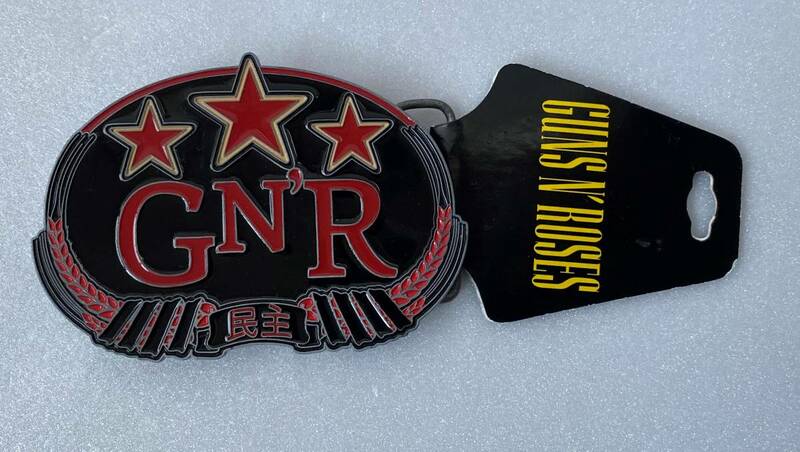 新品Guns N' Rosesガンズ・アンド・ローゼス ベルト バックル